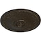 Ekena Millwork Bailey Ceiling Medallion (Fits Canopies up to 4"), 18 1/8"OD x 3/4"P, Stone Hearth Crackle CM19BISHC - alternate 3